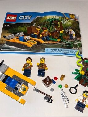 LEGO City #60157 Jungle Starter Set. Built set.  No box.
